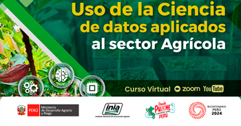 Curso online "Uso de la Ciencia de datos aplicados al sector Agrícola" del INIA