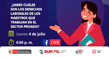 Evento online gratis ¿Sabes cuáles son los derechos laborales de los maestros que trabajan en el sector privado?