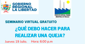 Seminario online gratis "¿Qué debo hacer para realizar una queja?"