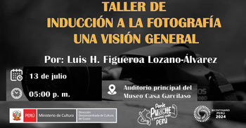 Taller presencial sobre "Inducción a la fotografía - Una visión general"