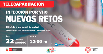 Capacitación online "Infección por VHC, Nuevos Retos"  del  MINSA