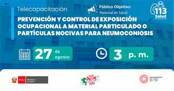 Capacitación online "Prevención y control de exposición ocupacional a material particulado"