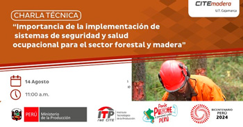  Charla Importancia de la implementación de sistemas de seguridad y salud ocupacional para el sector forestal y madera