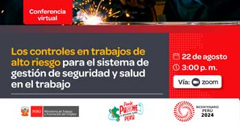 Conferencia online Los controles en trabajos de alto riesgo para el sistema de gestión de seguridad y salud