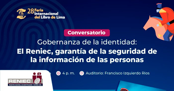 Conversatorio Gobernanza de la identidad: El Peniec, garantía de la seguridad de la información de las personas