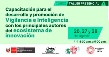 Curso presencial Vigilancia e Inteligencia con los principales actores del ecosistema de innovación del INIA