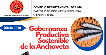 Seminario presencial  "Gobernanza Productiva Sostenible de la Anchoveta" del CIP LIMA pesqueros