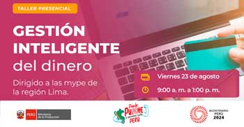 Taller presencial "Gestión Inteligente del dinero"  del PRODUCE