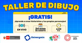 Taller online gratis de "Dibujo" del OSINERGMIN