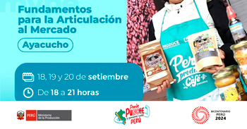 Capacitación gratis presencial "Fundamentos para la Articulación al Mercado" de Produce