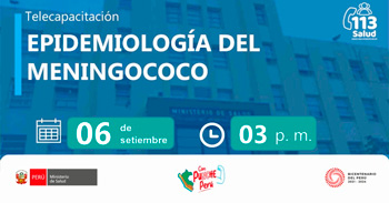 Capacitación online gratis "Epidemiología del meningococo"  de MINSA