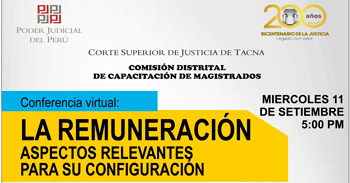 Conferencia online "La Remuneración, aspectos relevantes para su configuración" 