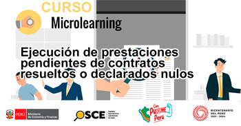 Curso Microlearning "Ejecución de prestaciones pendientes de contratos resueltos o declarados nulos"