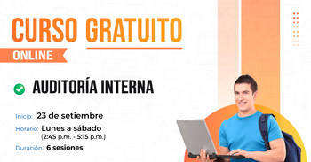  Curso online gratis "Auditoría interna" de la Municipalidad de Magdalena del Mar