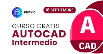 Curso online gratis "AutoCAD Intermedio" de Proyic