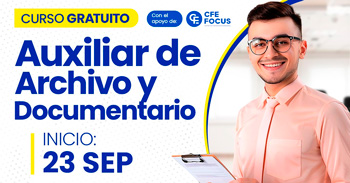  Curso online gratis "Auxiliar de archivo y documentario" de la Municipalidad Distrital de Marcona