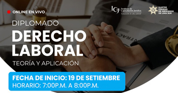 Diplomado online gratis en "Derecho Laboral" del Instituto de Capacitación Jurídica