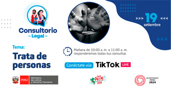  Evento online gratis "Trata de personas"del MINJUSDH