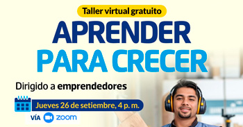 Taller online gratis  "Aprende a crecer" del SAT