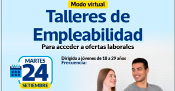  Taller online y presencial  de "Empleabilidad" de la MUNICIPALIDAD DE LIMA