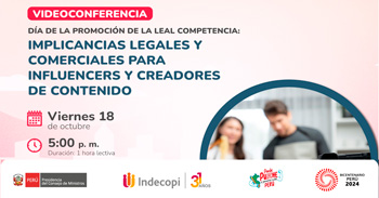 Conferencia online gratis "Implicancias legales y comerciales para influencers y creadores de contenido" 