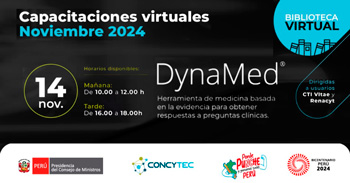 Capacitación virtual en "Dynamed" del CONCYTEC