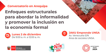 Charla presencial "Enfoques estructurales para abordar la informalidad y promover la inclusión en la economía"