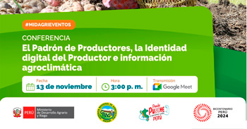 Conferencia online Herramientas satelitales y pronósticos climáticos para la agricultura de la región La Libertad