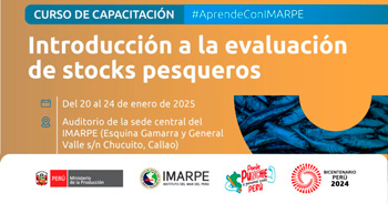 Curso presencial "Introducción a la Evaluación de Stocks Pesqueros" del IMARPE