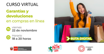 Curso online "Garantías y devoluciones en compras en línea"  de PRODUCE