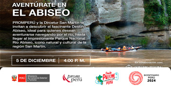 Seminario virtual: "Aventúrate en el Abiseo" de la Dircetur San Martín