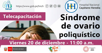 Capacitación online gratis "Síndrome de ovario poliquístico" de Telesalud Minsa