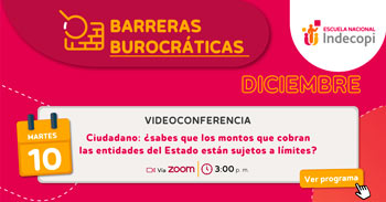 Conferencia online gratis "¿Sabes que los montos que cobran las entidades del estado están sujetos a límites?"