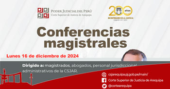 Conferencias Magistrales: Proyecto del Código Procesal del Trabajo y Ley N° 32155 que modifica la Ley 24947