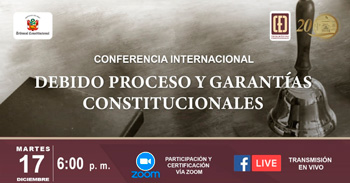 Curso online "Debido proceso y garantías constitucionales" del Centro de Estudios Constitucionales del TC