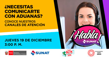 Evento online gratis "¿Necesitas comunicarte con aduanas? Conoce los canales de atención" 