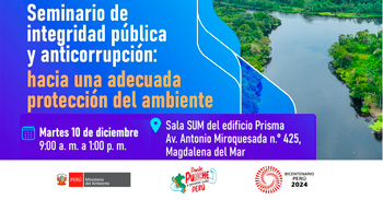 Seminario presencial "Día Internacional contra la Corrupción" del MINAM