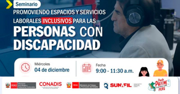 Seminario presencial "Promoviendo espacios y servicios laborales inclusivos para personas con discapacidad"