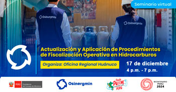 Seminario online "Actualización y aplicación de procedimientos de fiscalización operativa en hidrocarburos" 