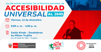 Taller presencial &quotAccesibilidad Universal al 2040" del MINISTERIO DE VIVIENDA