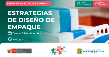 Taller online "Estrategias de diseño de empaque" del PRODUCE