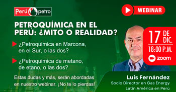 Webinar virtual Petroquímica en el Perú: ¿Mito o realidad?