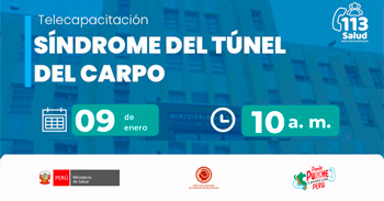 Capacitación online "Síndrome del Túnel del Carpo" del MINSA