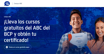 Cursos gratis online con certificado del BCP