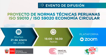 Evento de difusión de Proyectos de Norma Técnica Peruana del INACAL