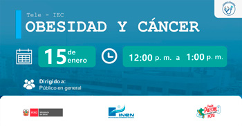  Evento online "Obesidad y Cáncer" del INEN