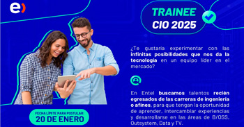 Programa Trainee CIO 2025 de Entel Perú