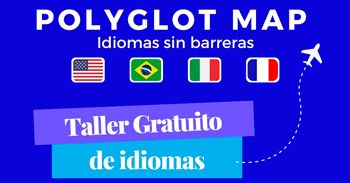  Talleres online gratis de idiomas "Inglés, Portugués, Italiano y Francés" de Polyglot MAP