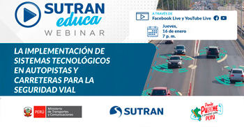  Webinar online "La implementación de sistemas tecnológicos en autopistas y carreteras para la seguridad vial"