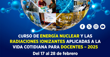 Curso online gratis de Energía Nuclear y las Radiaciones Ionizantes aplicadas a la vida cotidiana para docentes